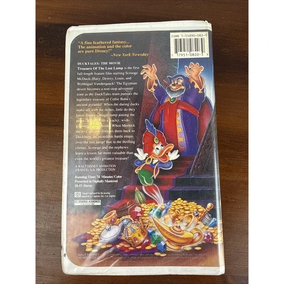 Vintage Ducktales The Movie: Treasure of the Lost Lamp (VHS, 1991) - Picture 2 of 6